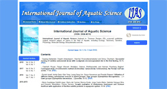 Desktop Screenshot of journal-aquaticscience.com