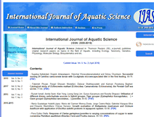 Tablet Screenshot of journal-aquaticscience.com